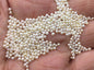 10pcs AAA 1.5-1.8mm white near round freshwater seed pearls, no hole, Cultured pearl, diy pearl beads, RP1-3A-8
