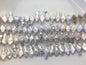 AA+ 8-9mm White diamond Shape Freshwater Pearl,ZS-103-5