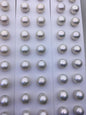 High Luster!10 pairs AA+ 12-13mm White Round edison freshwater pearl,ED12-3A-1-28