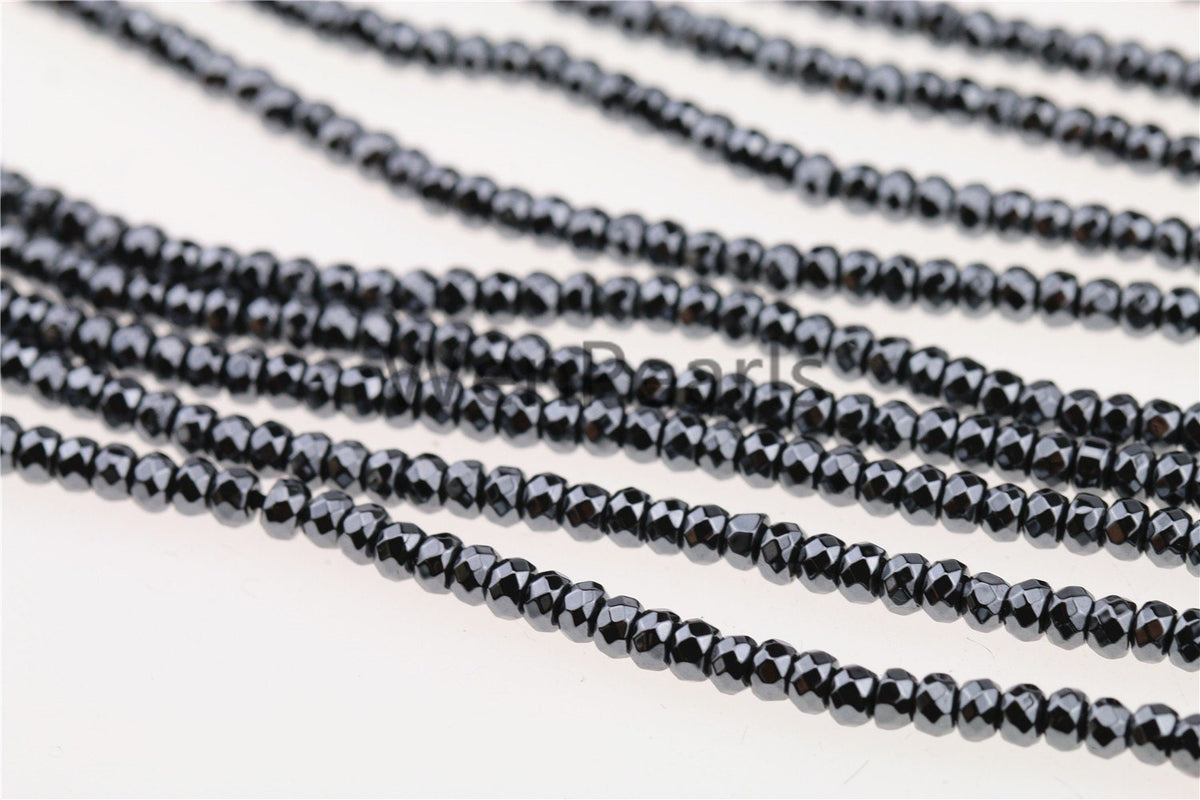 Hematite,2x3mm Rondelle Beads,AAA, 180pcs,15.5 inches,G50-B23-001
