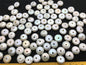 10pcs AA 14-15mm white coin freshwater pearls, 2.2mm large hole, Rondelle Pearl Beads, large coin pearls, diy bead, COIN14-2A-13
