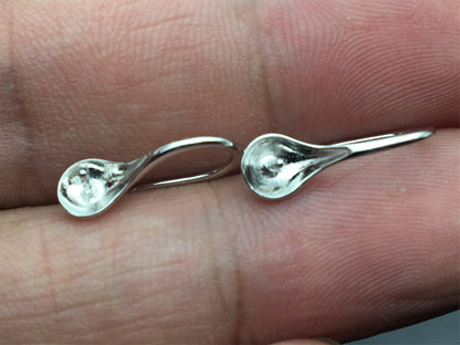 S925 Sterling Silver High-heeled shoes dangle earrings,DIY,wholesale,ASL-ER-009