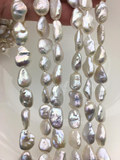 AA+ 11-13mm white keshi Freshwater Loose Pearl,ZS-200-69