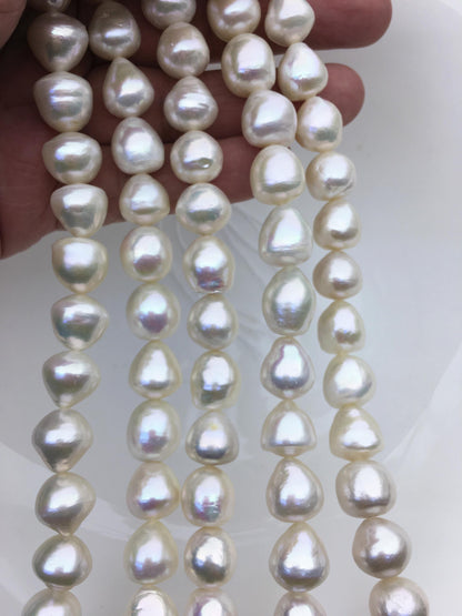 AA+ 11-13mm white big short teardrop Edison Freshwater Pearl,ED12-2A-5-35