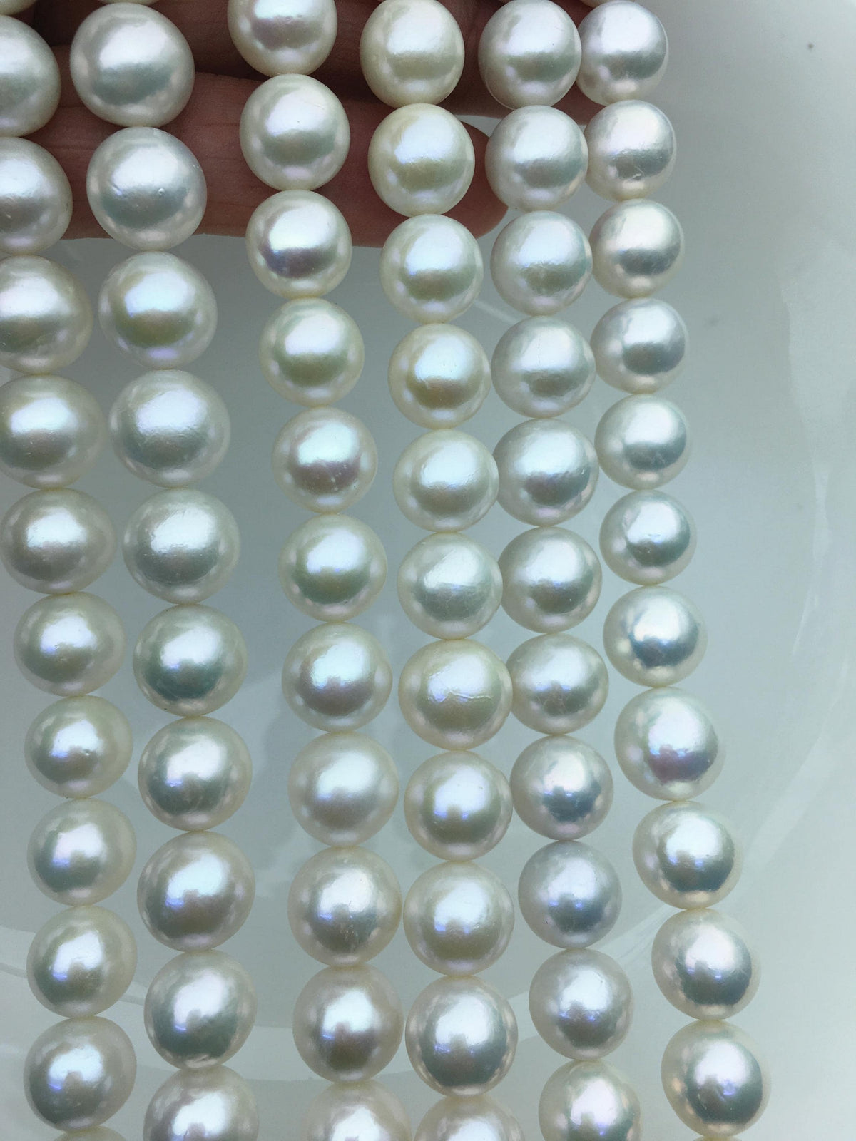 AAA 11-13mm white round freshwater pearls, loose pearl beads, round pearl string, pearl necklace DIY jewelry material, RP12-3A-7