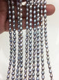 AAA 4.5-5mm Tiny gray nugget freshwater pearls,irregular nugget freshwater pearl strand,LM4-3A-20