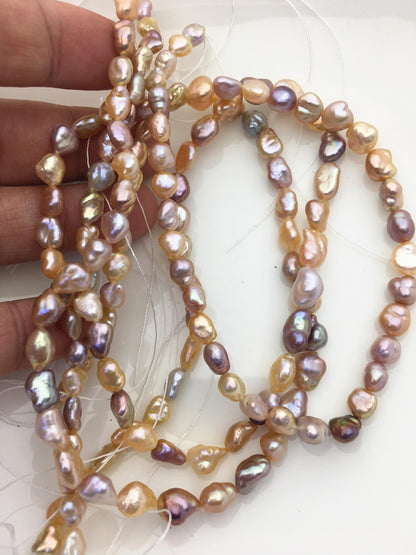 AAA 6-8mm mix color keshi Freshwater Pearl,DIY Loose Freshwater Pearl,wholesale price,china wholesale pearl,ZS-200-16