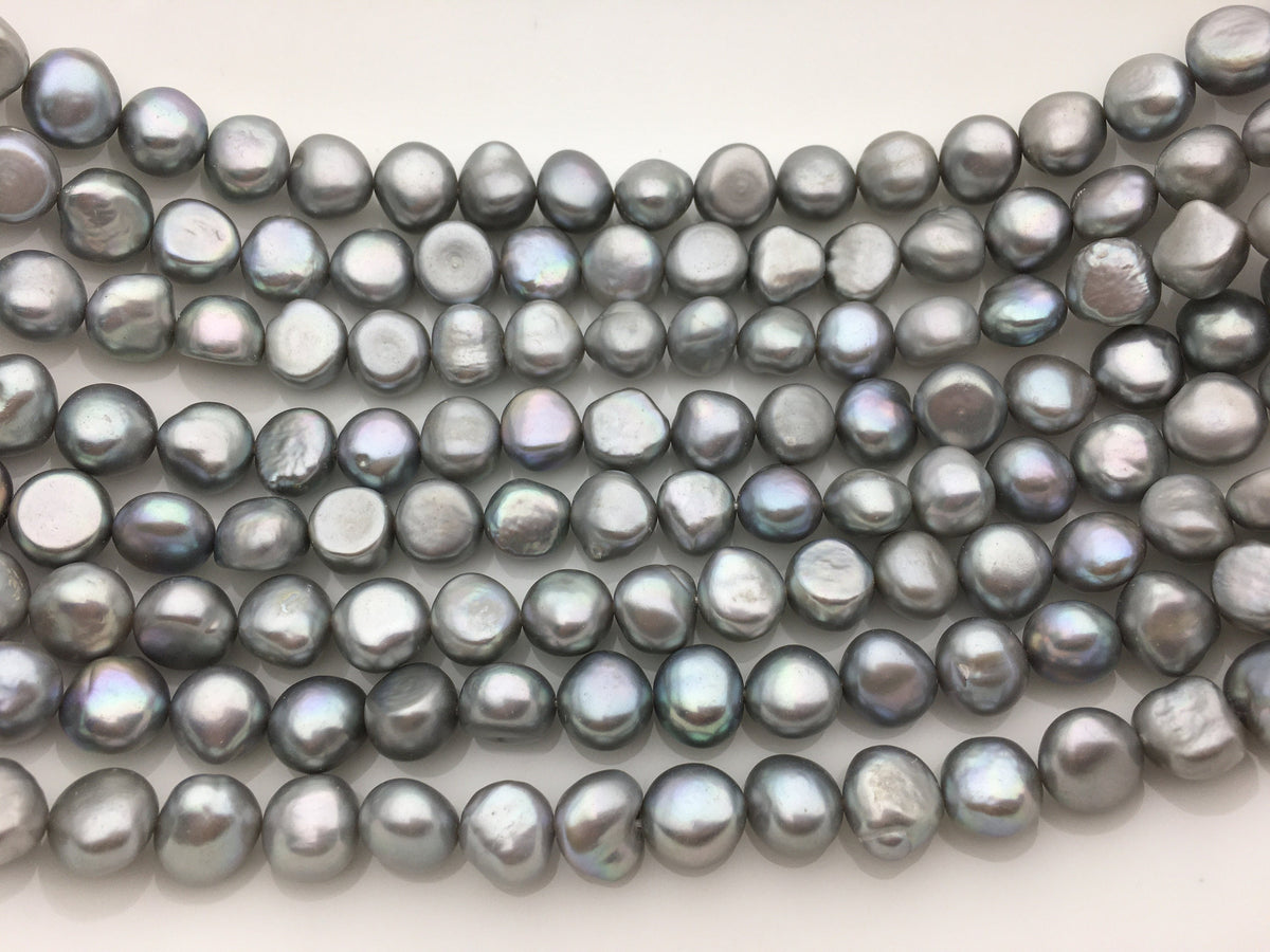 AAA- 10-11mm gray nugget freshwater pearls,Cultured pearl,diy pearl beads,Irregular Beads for Pearl Necklace,LM10-T2