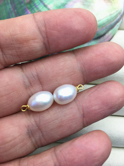 AAA 8.5-9x11.5-12.5mm white long rice pearl dangle earrings,S925 Sterling Silver pearl earrings,pearl for women,SE3-T6