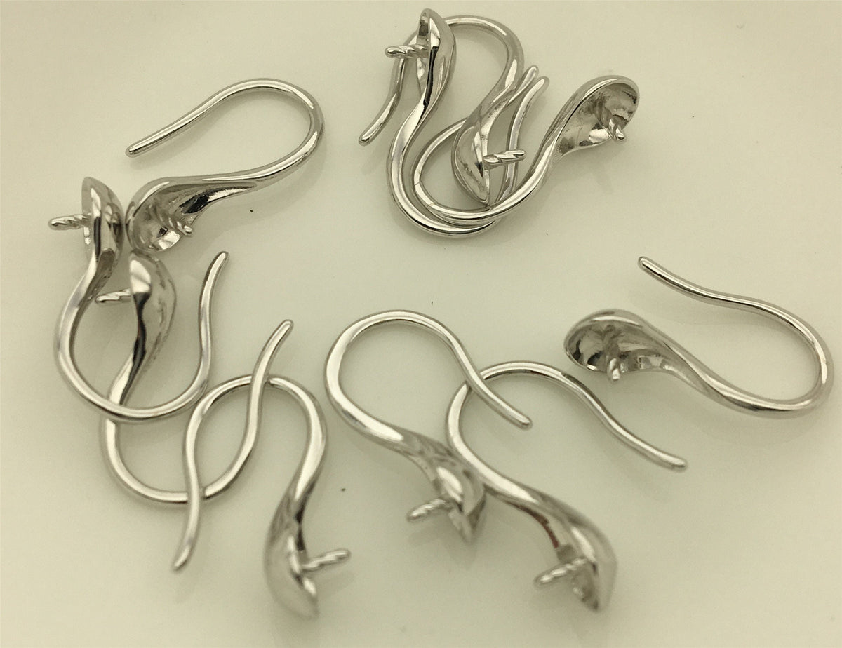S925 Sterling Silver High-heeled shoes dangle earrings,DIY,wholesale,ASL-ER-009