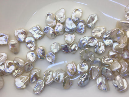 AAA 11-13mm White Keshi Pearls,wholesale price,baroque pearl,keshi pearl strands,ZS-129-14