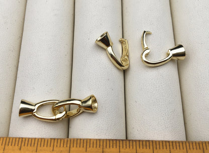 1pc Silver / Gold Color Sterling Silver Clasps,WHOLESALE,ASL-CL-019