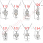 New 2PCS Cage Freshwater Pearl Pendant with Chain, Pearl Cage Pendant Necklace, Locket Cage pendants For Pearl Oysters With Pearls, AAL-001