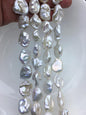 AA+ 14-16mm white thick keshi Freshwater Pearl, DIY Loose Freshwater Pearl, wholesale price, china wholesale pearl, ZS-200-112