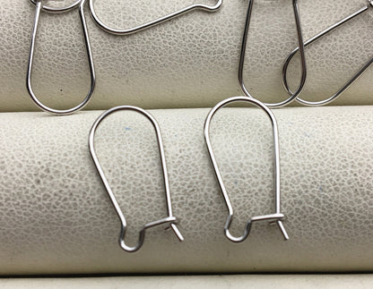 5 pairs 8x16mm S925 sterling silver Owlbbabies Fish Earring Hooks French Wire Hooks Hypo-allergenic Jewelry Findings, ASL-ER-008