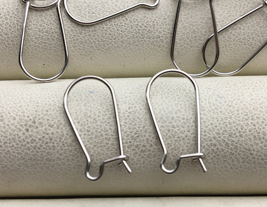 5 pairs 8x16mm S925 sterling silver Owlbbabies Fish Earring Hooks French Wire Hooks Hypo-allergenic Jewelry Findings, ASL-ER-008