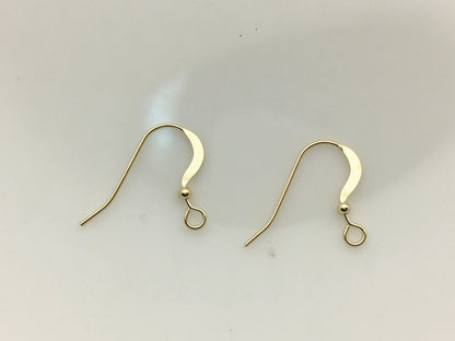 2 pairs 10x20mm 14k goldfilled Simple Dangle Earrings, 0.6mm diameter, DIY earrings jewelry,AGF-ER-006