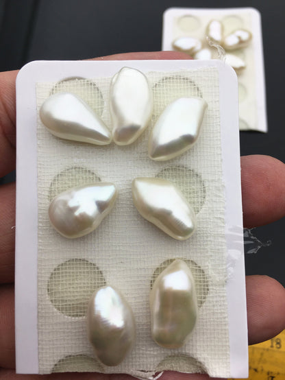 AAA 9-10mm White flower and earrings set keshi Freshwater Pearl, Fresh Water Pearl, Wedding Necklace, ZS-127-62-4